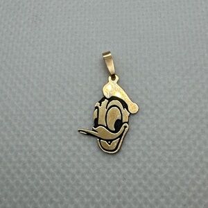 14k YELLOW GOLD WALT DISNEY DONALD DUCK PENDANT CHARM, MICKEY